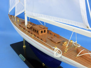 Wooden Enterprise Model Sailboat Decoration 35" ENT-R-35