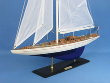 Wooden Enterprise Model Sailboat Decoration 35" ENT-R-35