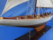 Handcrafted Model Ships Wooden Columbia Model Sailboat Decoration 80" Columbia 85