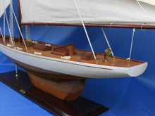 Handcrafted Model Ships Wooden Columbia Model Sailboat Decoration 80" Columbia 83