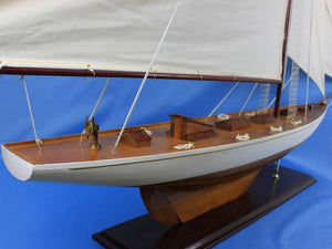 Handcrafted Model Ships Wooden Columbia Model Sailboat Decoration 80" Columbia 82