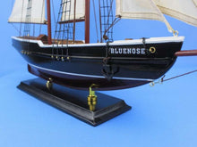 Handcrafted Model Ships Wooden Bluenose Model Sailboat Decoration 24" Bluenose 24