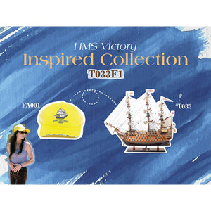 Ultimate HMS Victory Combo: A Model Ship and Classic Hat - T033F1 - Old Modern