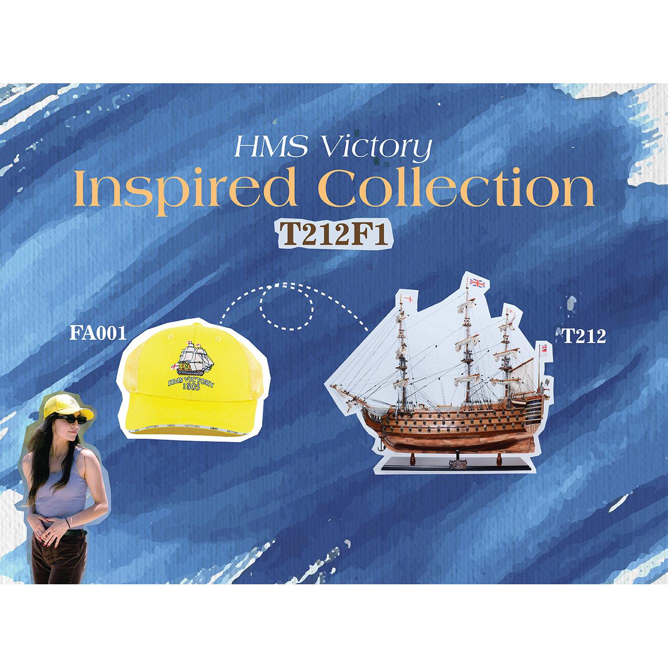 Ultimate HMS Victory Combo: A Model Ship and Classic Hat - T212F1 - Old Modern