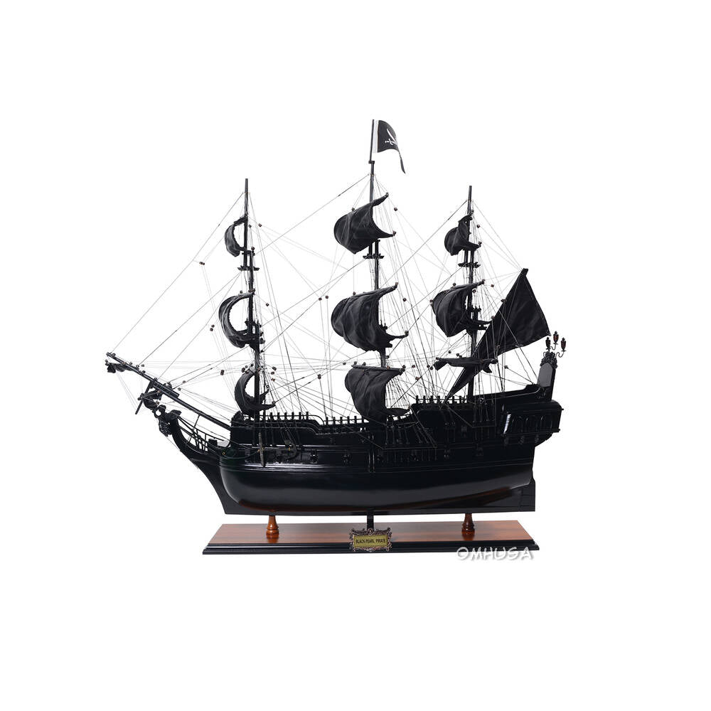 Black Pearl Pirate Ship Large Admiral Line - T295 - Old Modern