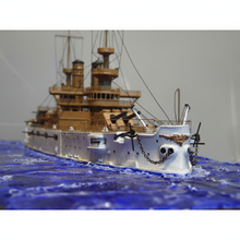 Iron Shipwrights USS Illinois BB7  1905 1/350 Scale Resin Model Ship Kit 4-153