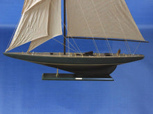 Handcrafted Model Ships Wooden Rustic Endeavour Model Sailboat Decoration 60" R -ENDEAVOUR67