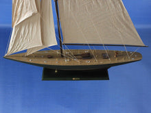 Handcrafted Model Ships Wooden Rustic Endeavour Model Sailboat Decoration 60" R -ENDEAVOUR66