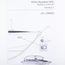 Italian Aquarama Runabout 1:10 Amati Model Ship Kit 1608