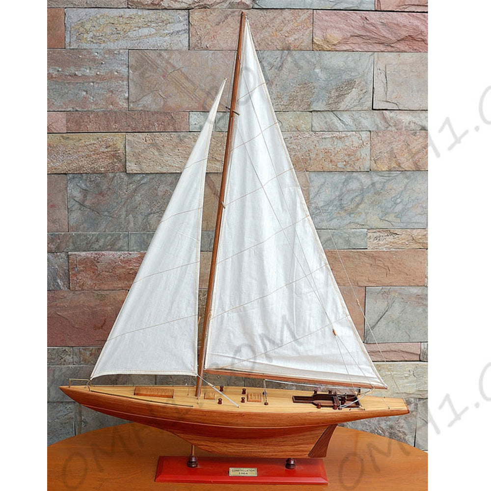 Constellation Small Sailboat Schooner Yacht Model NEW - Y013 - Old Modern