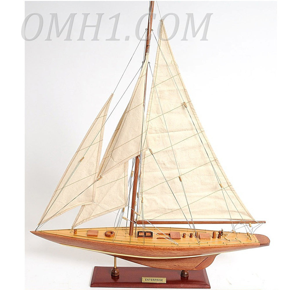 Enterprise Sailboat Schooner Yacht Model - Y109 - Old Modern