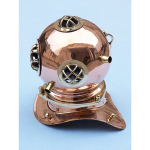 Handcrafted Model Ships Copper Decorative Divers Helmet 9" DH-0822