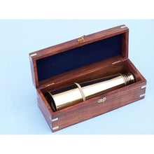 Handcrafted Model Ships Deluxe Class Solid Brass Admiral's Spyglass Telescope 27 FT-0215