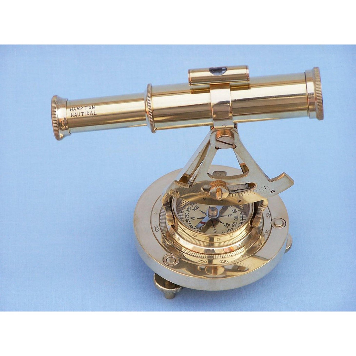 Handcrafted Model Ships Solid Brass Alidade Compass 7