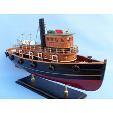 Handcrafted Model Ships Wooden River Rat Tugboat Model  FB-203