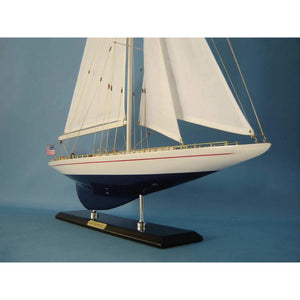 Handcrafted Model Ships Wooden Enterprise Limited Model Sailboat Decoration 35" Enterprise D0203large