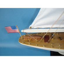 Handcrafted Model Ships Wooden Intrepid Limited Model Sailboat Decoration 35" Intrepid 35
