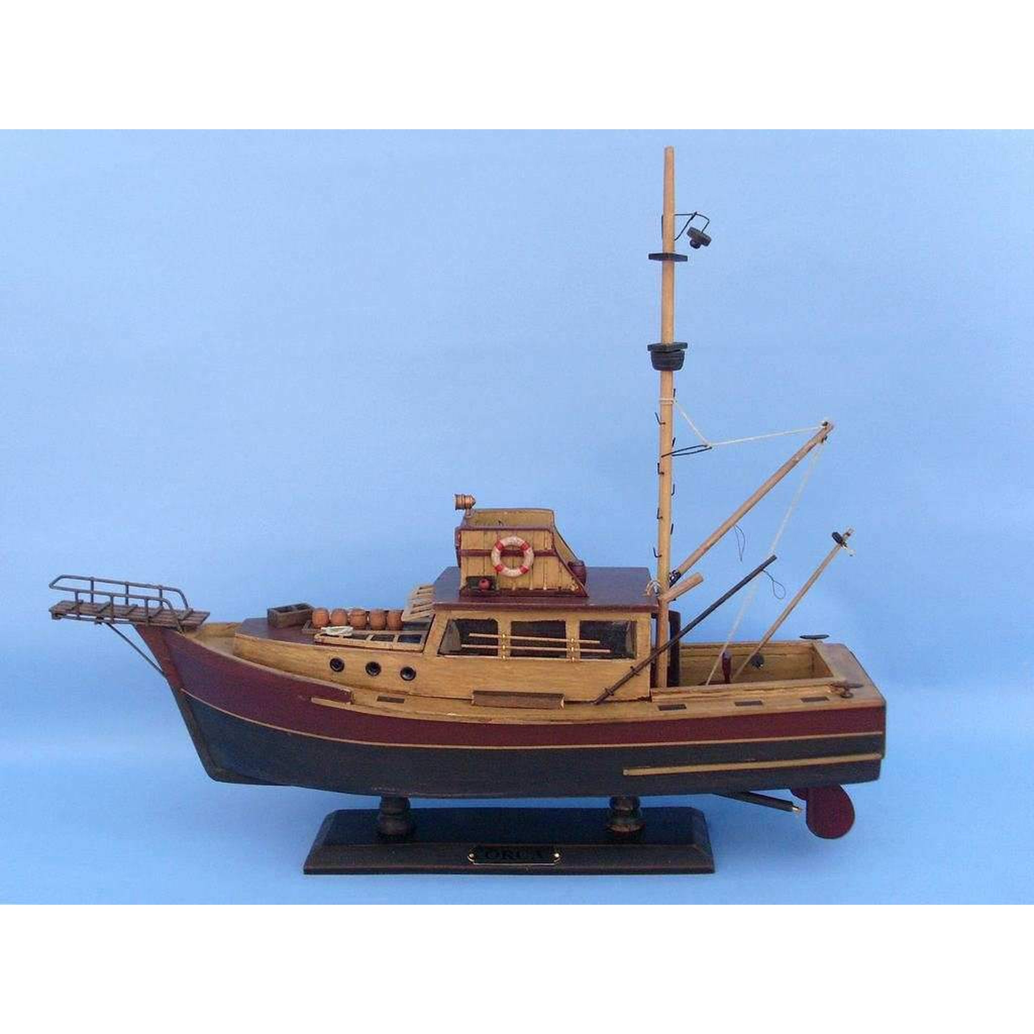 Buy Wooden Jaws - Orca Model Boat 20" – Adama Model Ships