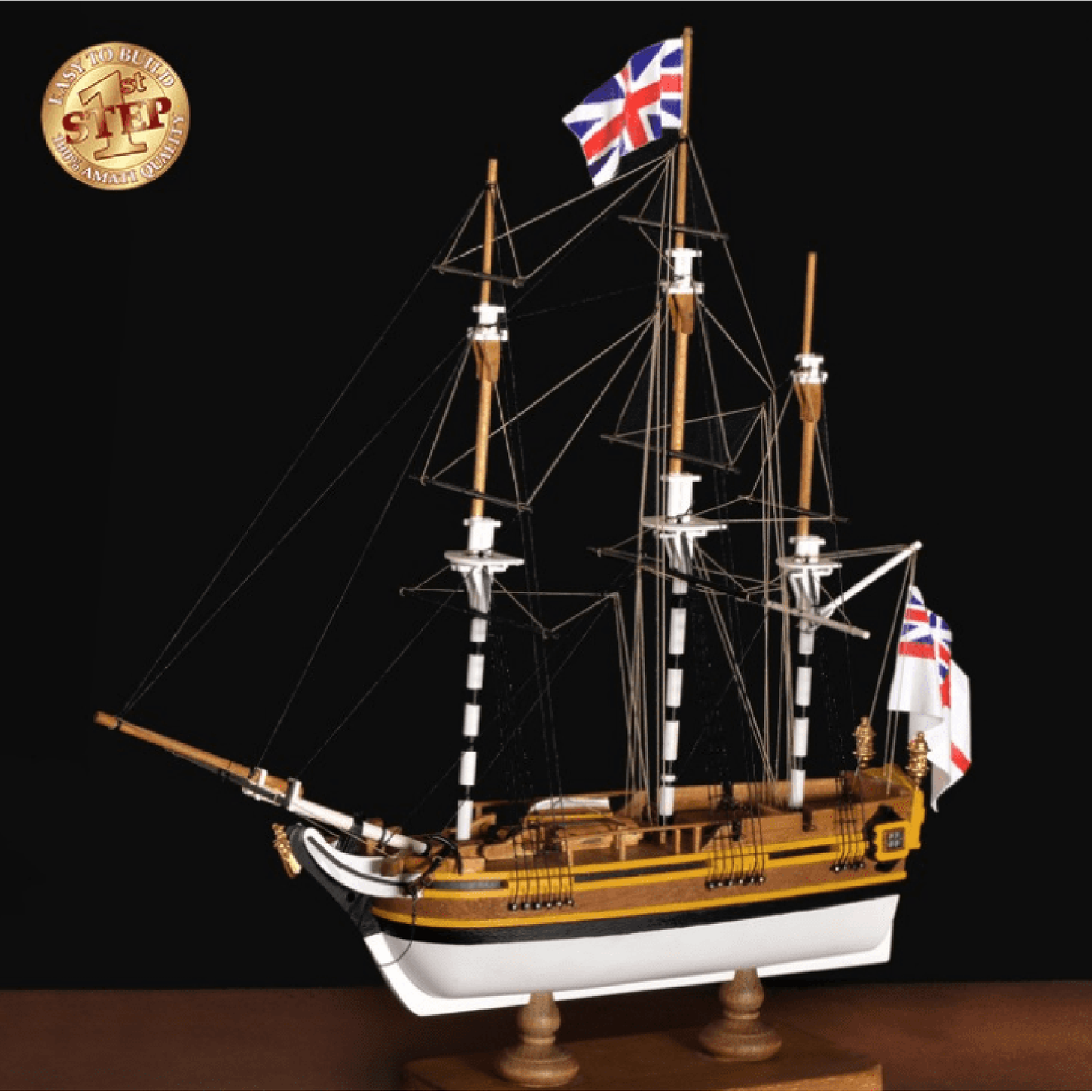 AMATI HMS BOUNTY 1ST STEP KIT (AMATI 1/135) 600/04