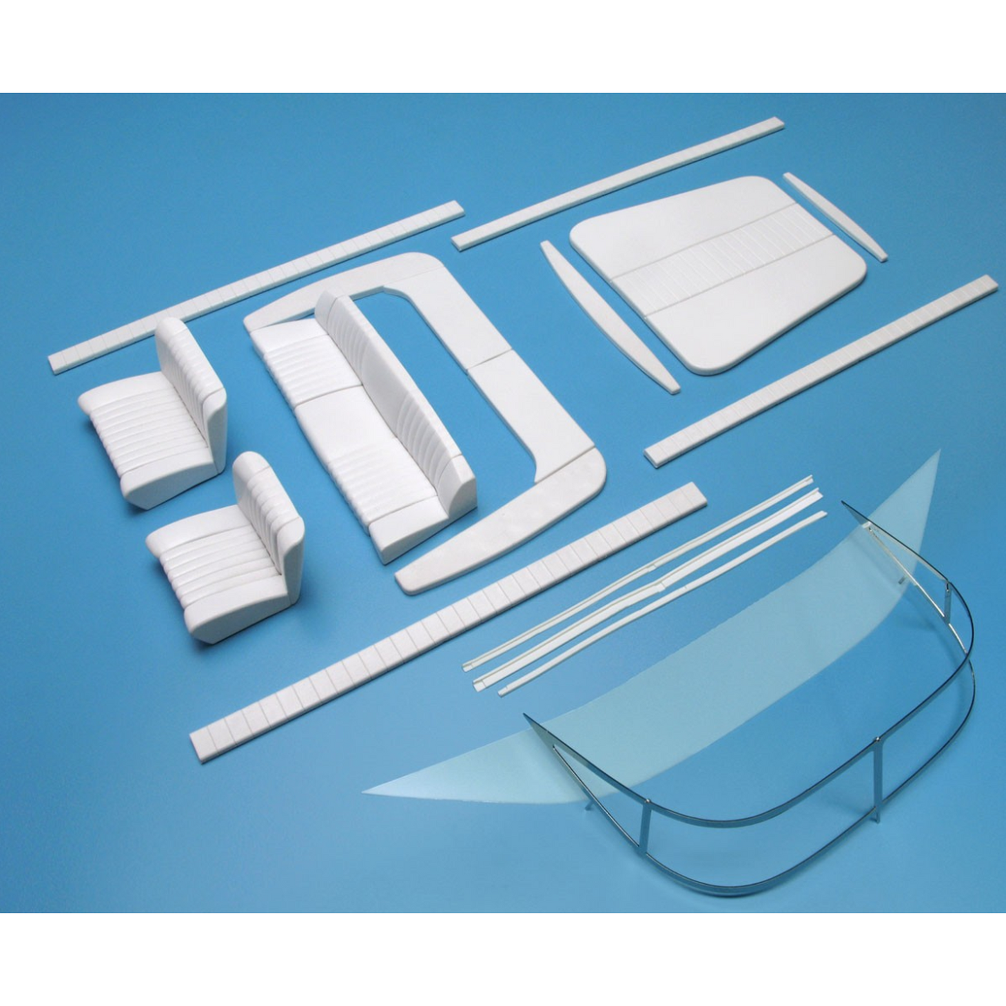 Aquarama Upholstery and Windshield kit Amati Model Ship Kit 1608/10