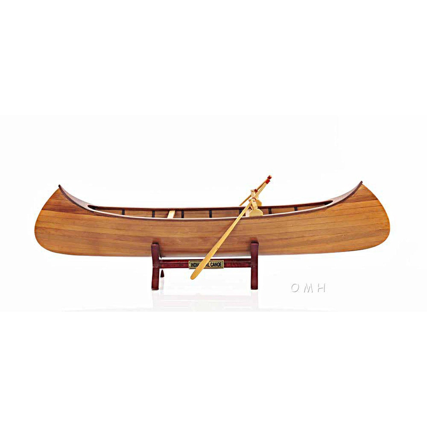 Old Modern Indian Girl Canoe B013