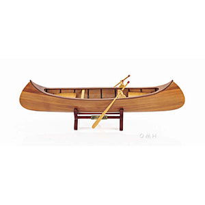 Old Modern Indian Girl Canoe B013