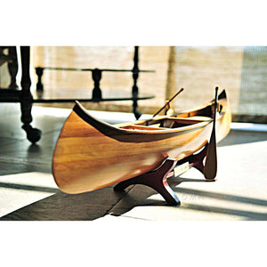 Old Modern Indian Girl Canoe B013