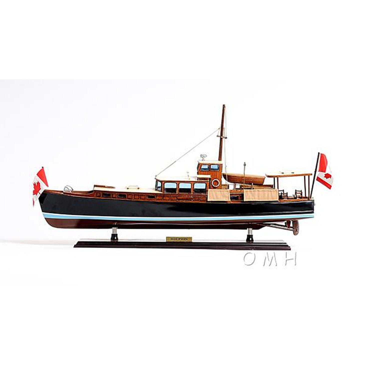 Old Modern DOLPHIN PAINTED b105
