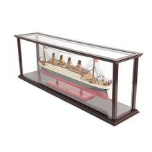 Old Modern RMS Titanic Large with Display Case C012A