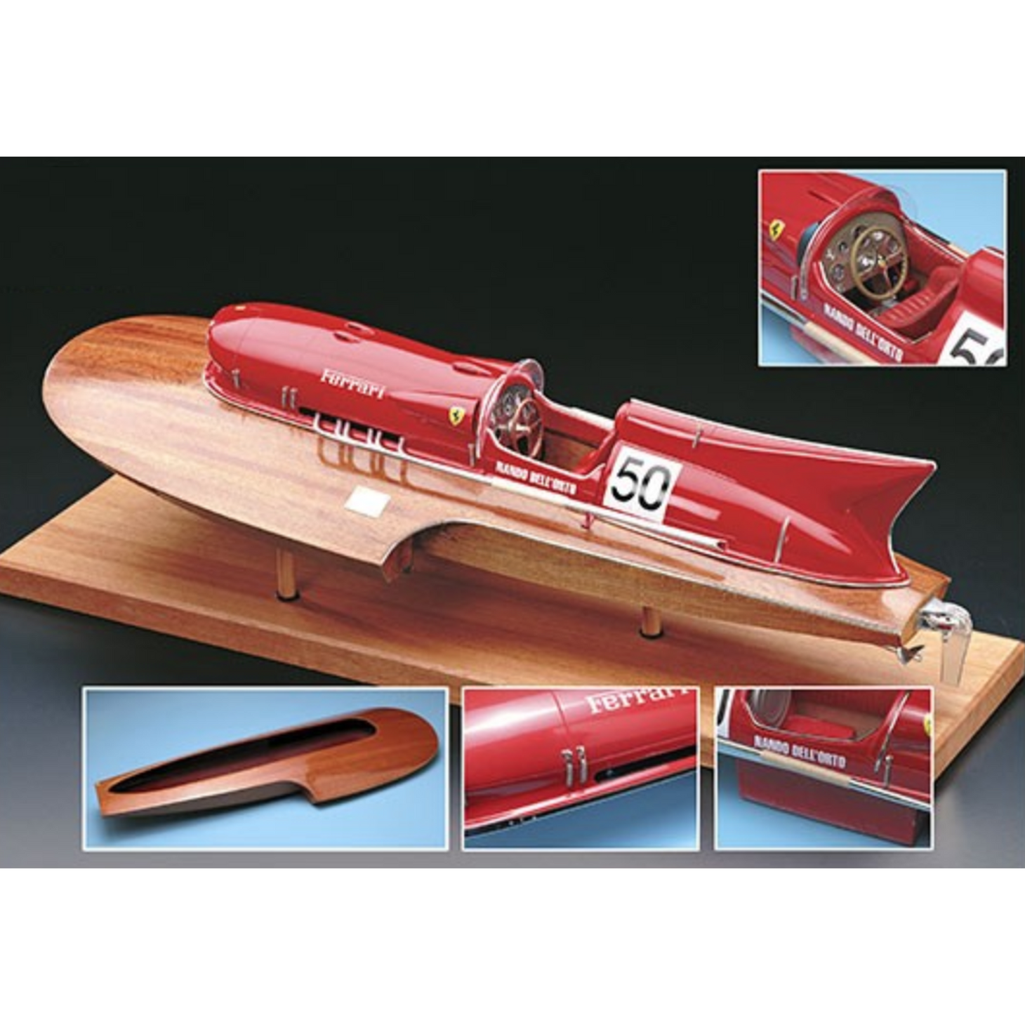 Ferrari Hydroplane 1:8 Amati Model Ship Kit 1604