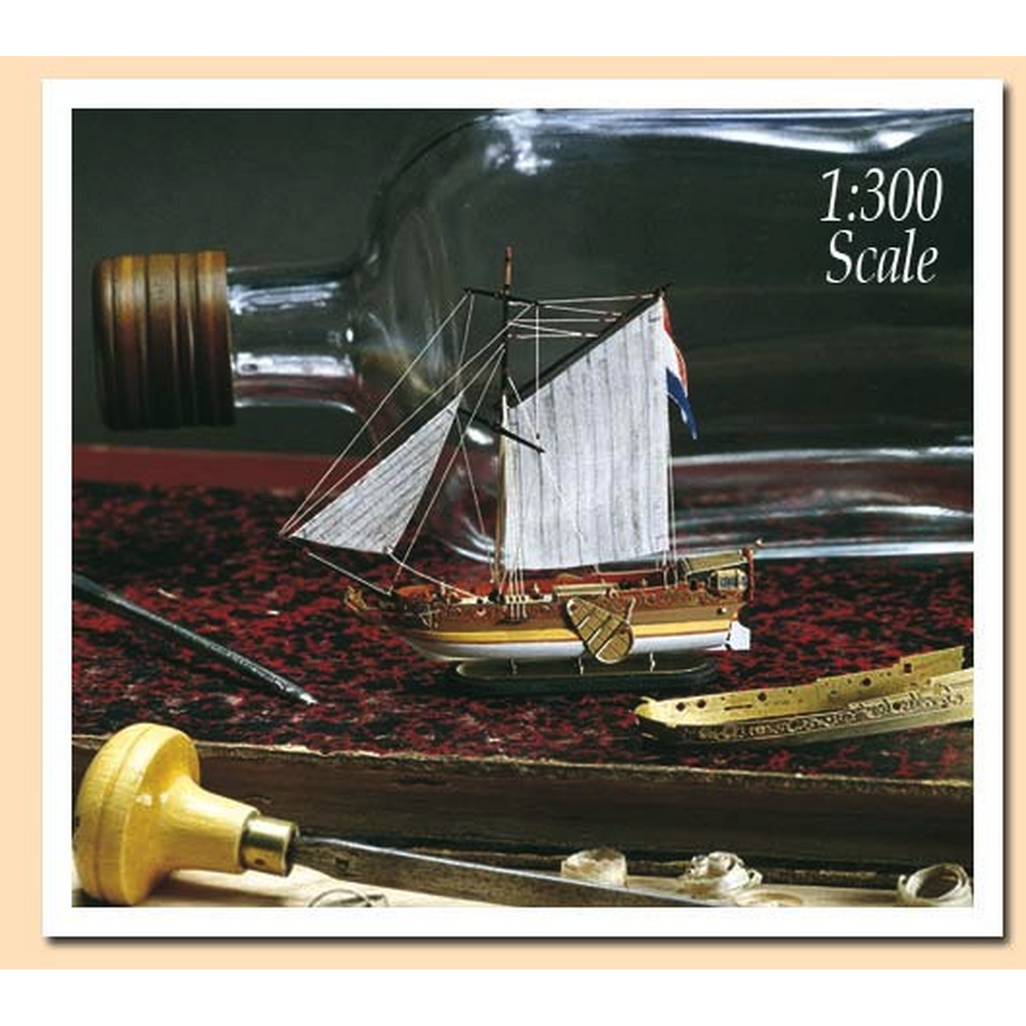 Golden Yacht SIB 1/300 Amati Model Ship Kit 1350