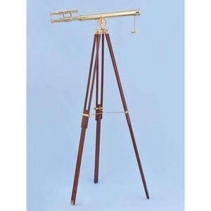 Handcrafted Model Ships Floor Standing Brass Griffith Astro Telescope 64" ST-0124 Brass