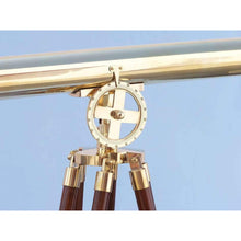 Handcrafted Model Ships Floor Standing Brass Griffith Astro Telescope 64" ST-0124 Brass