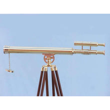 Handcrafted Model Ships Floor Standing Brass Griffith Astro Telescope 64" ST-0124 Brass