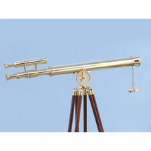 Handcrafted Model Ships Floor Standing Brass Griffith Astro Telescope 64" ST-0124 Brass