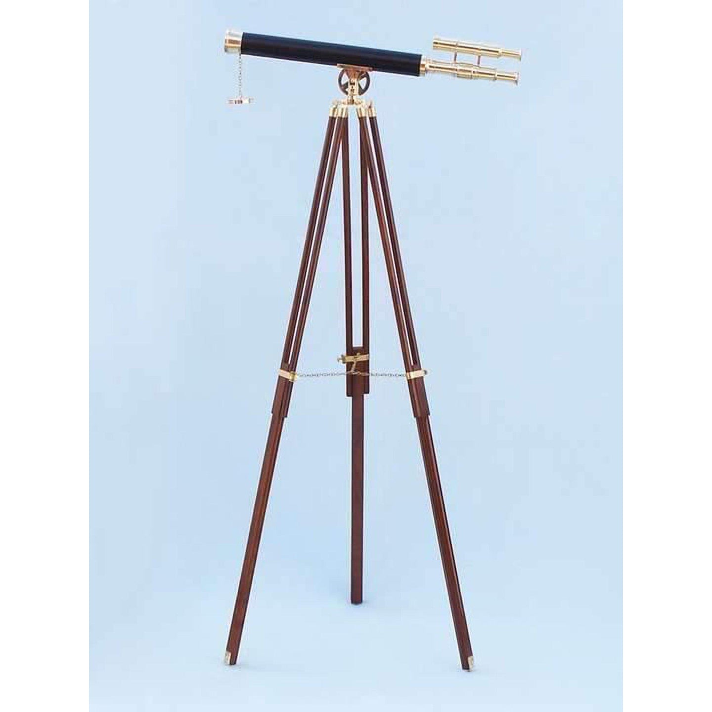 Handcrafted Model Ships Floor Standing Solid Brass - Leather Griffith Astro Telescope 64