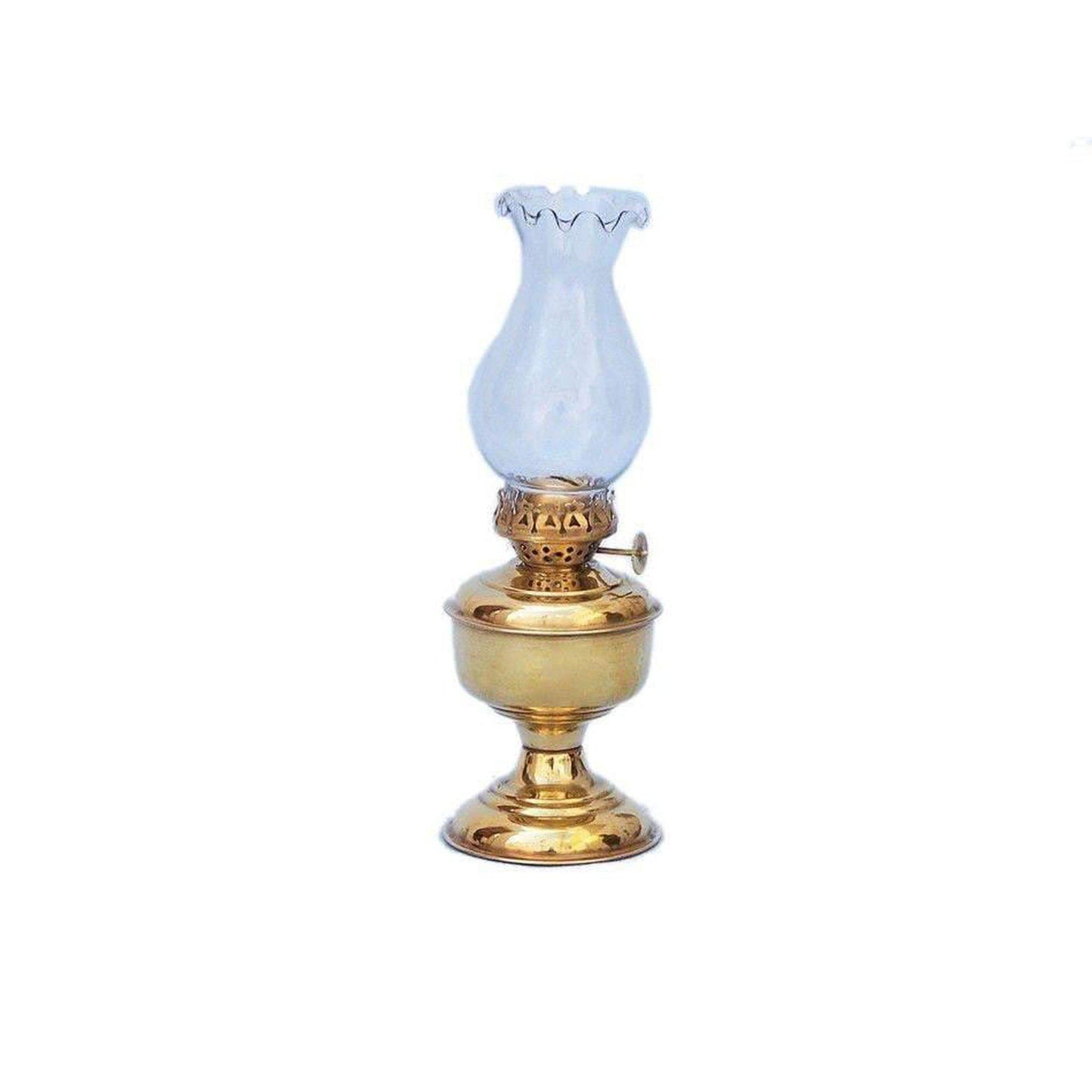 Handcrafted Model Ships Solid Brass Table Oil Lamp 10