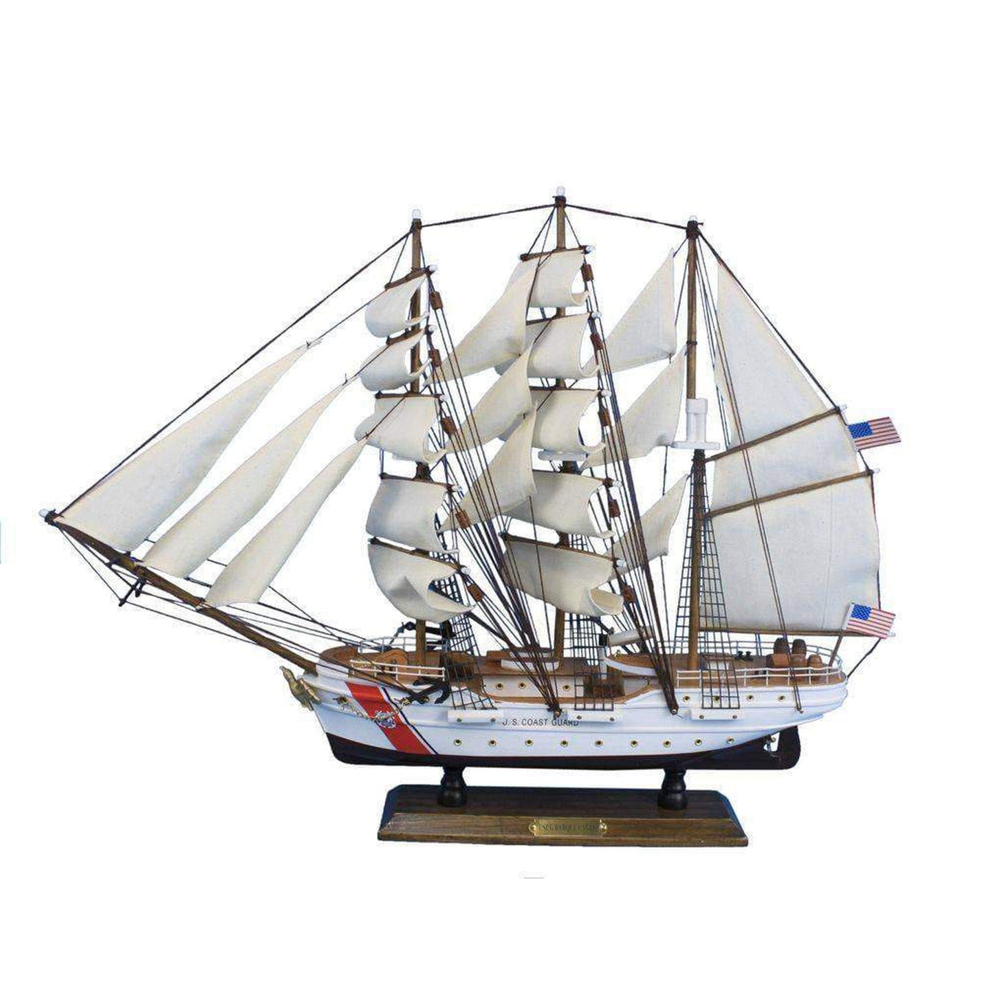 Handcrafted Model Ships United States Coast Guard USCG Eagle Tall Model Ship 24