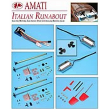 Italian Aquarama Runabout Motorizing Set Amati Model Ship Kit 1608/02