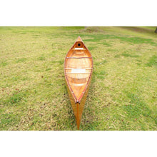 Old Modern Wooden Canoe 16 ft K005