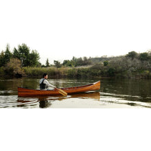 Old Modern Wooden Canoe 16 ft K005