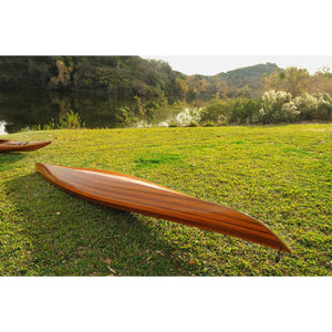 Old Modern Wooden Kayak 17 - 1 person K001