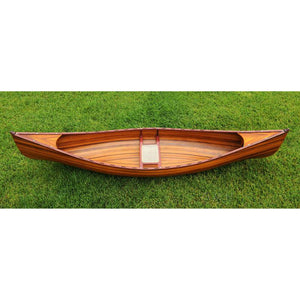 Old Modern Wooden Canoe 10 ft K007