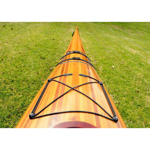 Old Modern Tandem Wooden Kayak 19 ft K003