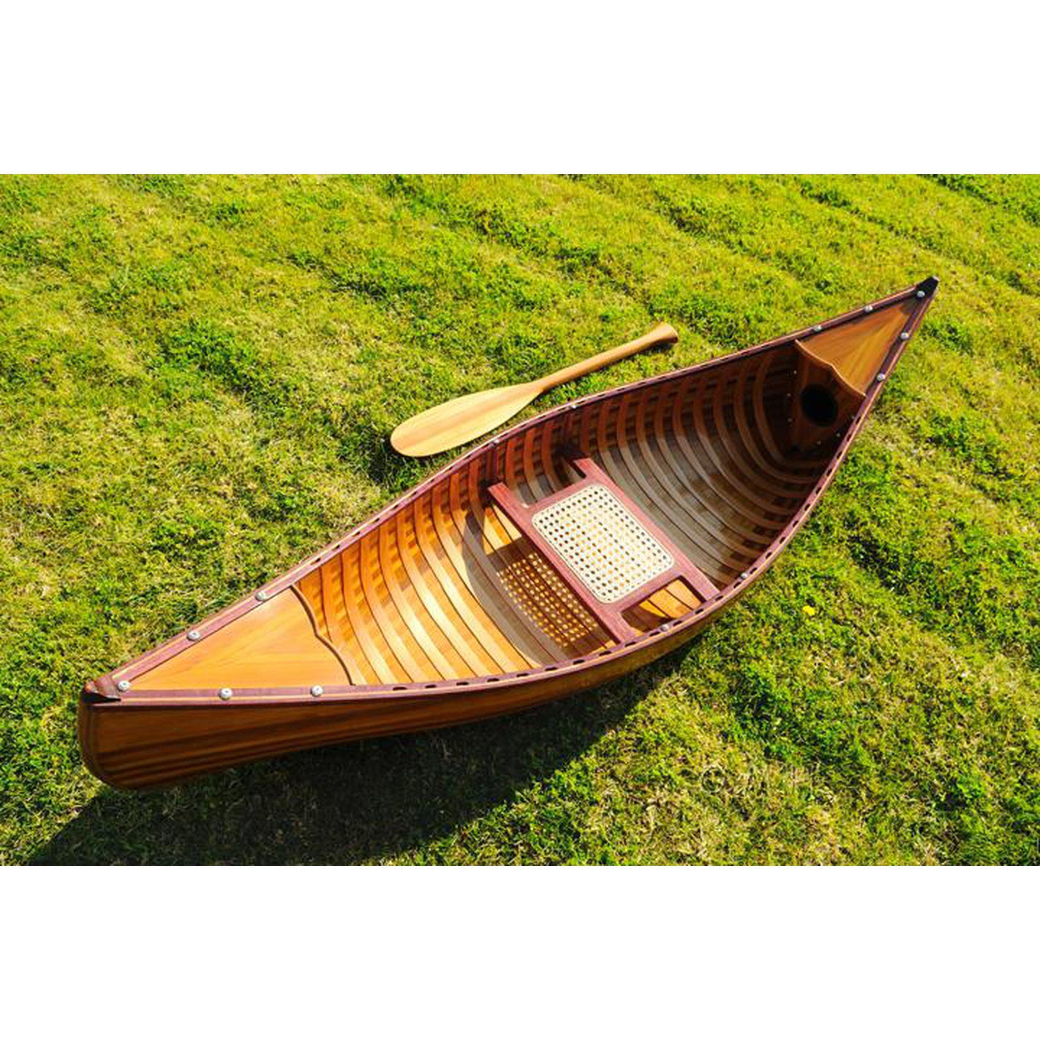 Solid Wood 3-person Canoe Wood Pegs