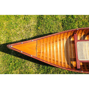 Old Modern 6 ft Wooden Canoe with ribs K037