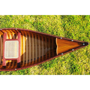 Old Modern 6 ft Wooden Canoe with ribs K037