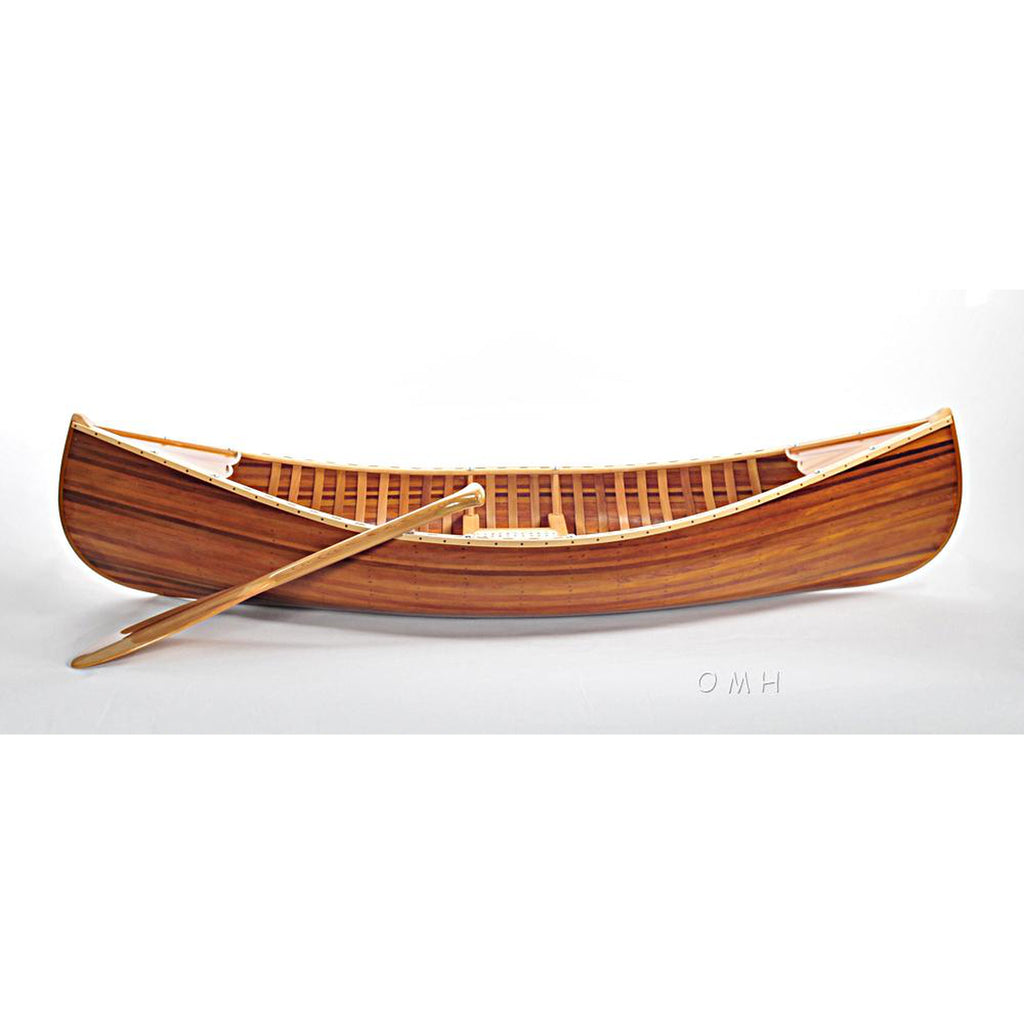 Buy Wooden Canoe With Ribs Matte Finish- 6'L – Adama Model Ships