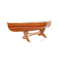 Old Modern Wooden Canoe Table 5 ft K073