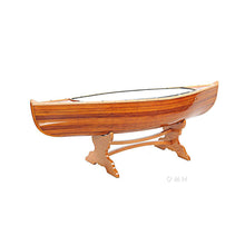 Old Modern Wooden Canoe Table 5 ft K073